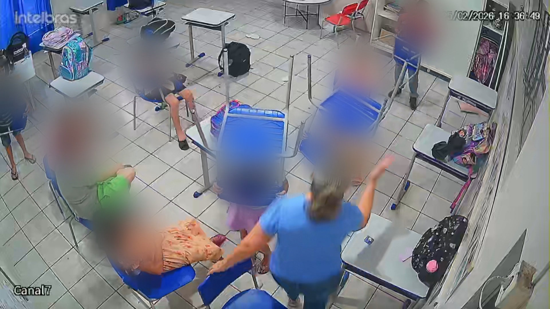 Professora é indiciada por suspeita de agressão contra aluna de 10 anos em escola no RS; VÍDEO