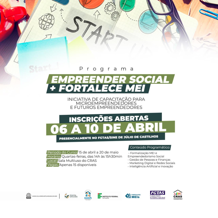 Programa Empreender Social + Fortalece MEI