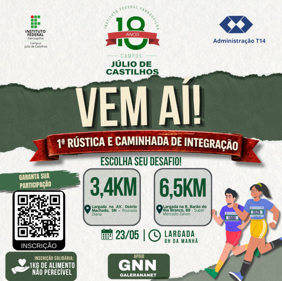 1ª Rústica e Caminhada de Integração