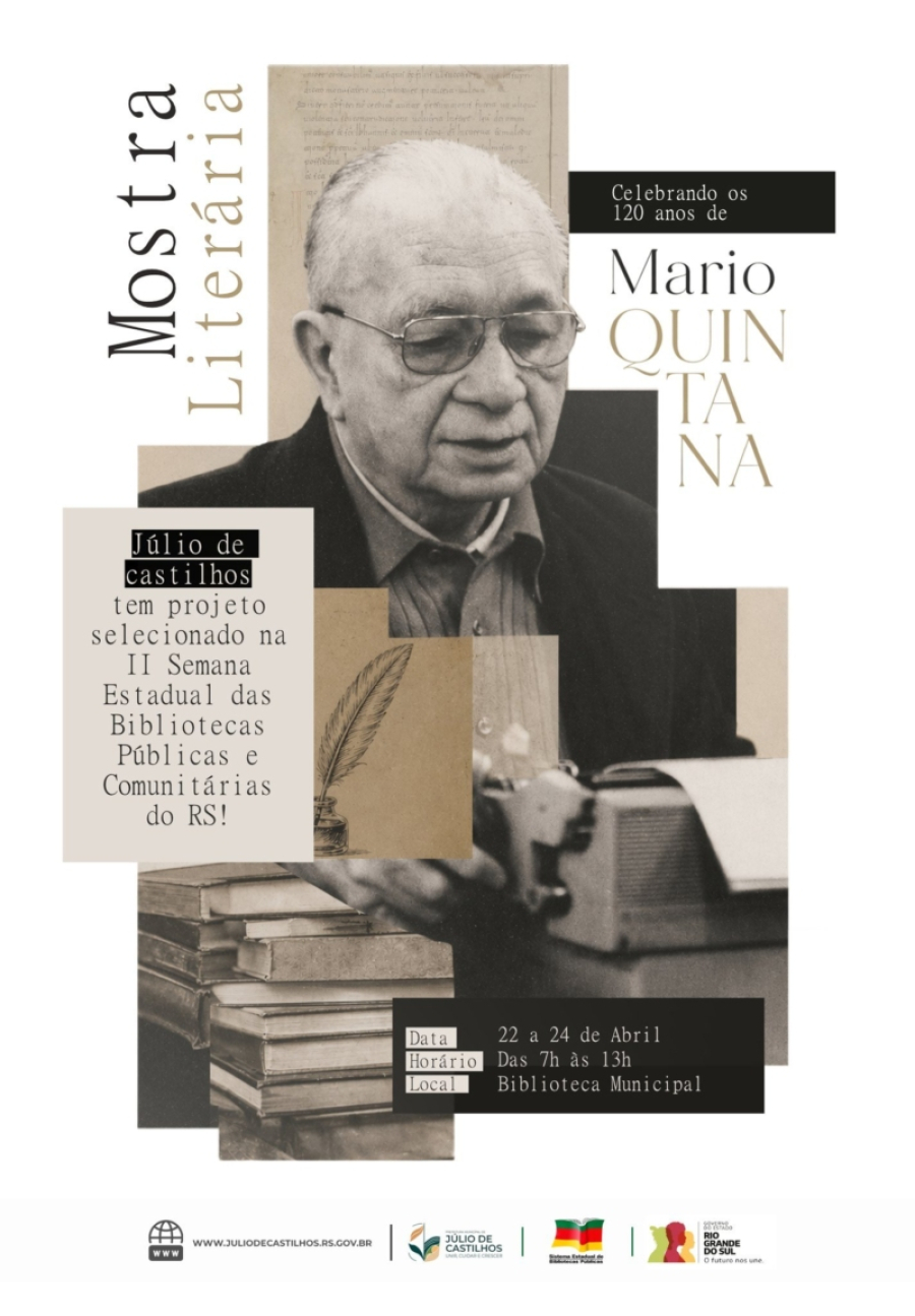 Júlio de Castilhos com projeto selecionado na II Semana Estadual das Bibliotecas Públicas e Comunitárias