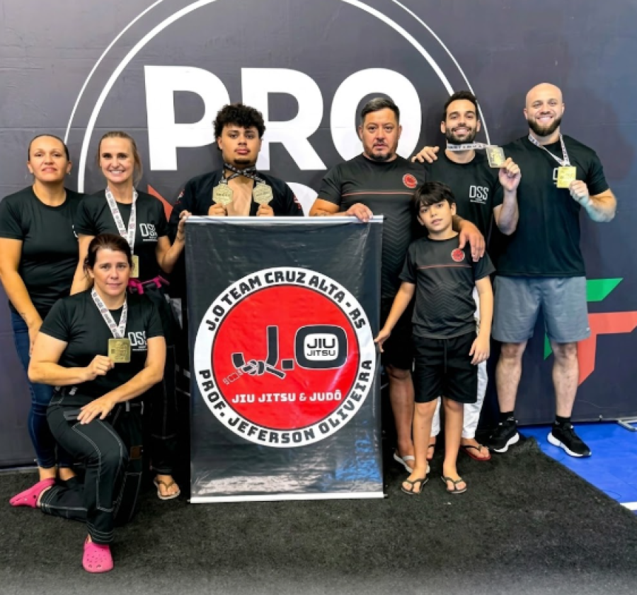J.O. Team Júlio de Castilhos brilha no Campeonato Oficial de Jiu-Jitsu em Cruz Alta.