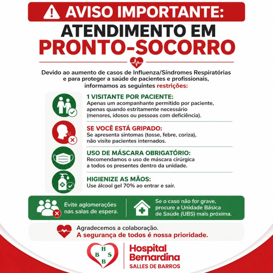 Hospital de Júlio de Castilhos tem sistema de visitação alterado por conta da gripe influenza