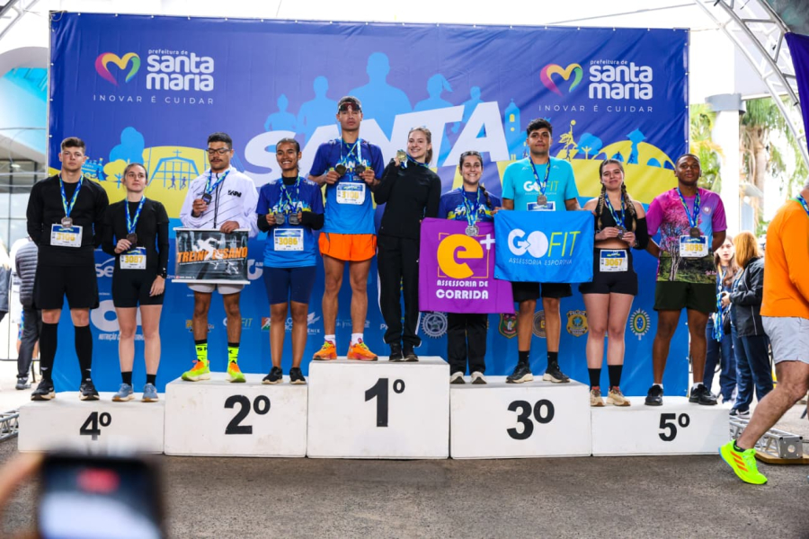 Kauan de Oliveira Freitas Brilha na 3ª Corrida de Aniversário de Santa Maria