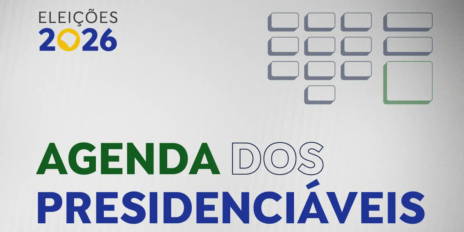 Confira a agenda dos presidenciáveis nesta quarta-feira (9)